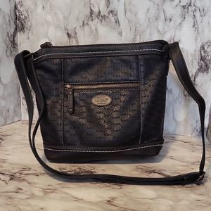 BOC Born of Concept Women Black Crossbody Bag Black Vegan Leather Purse One Size
